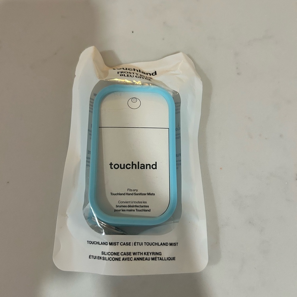 Touchland Blue Silicone Case for Hand Sanitizer